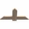 Ekena Millwork Eugene Smooth Timber Gable Bracket, Douglas Fir, 36"W x 18"H x 1 1/2"D x 5 1/2"F, 12/12 Pitch GBW036X18X0206EUG00SDF - alternate 5